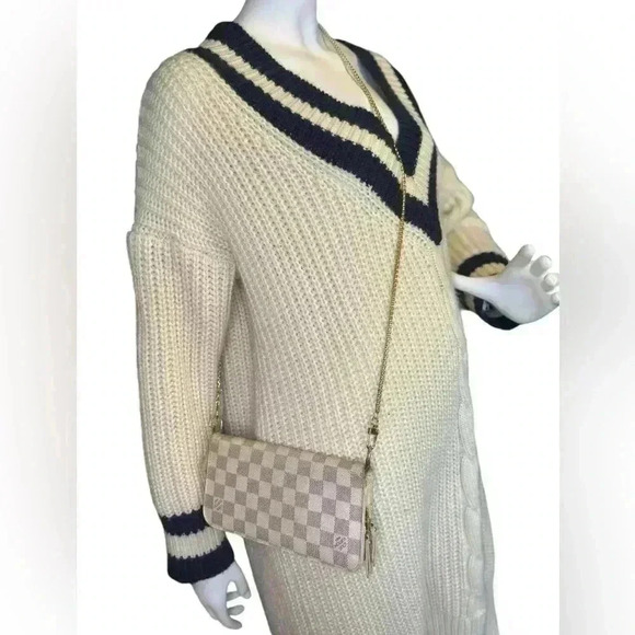 Louis Vuitton Insolite Damier Long Wallet Authentic. - Picture 1 of 12